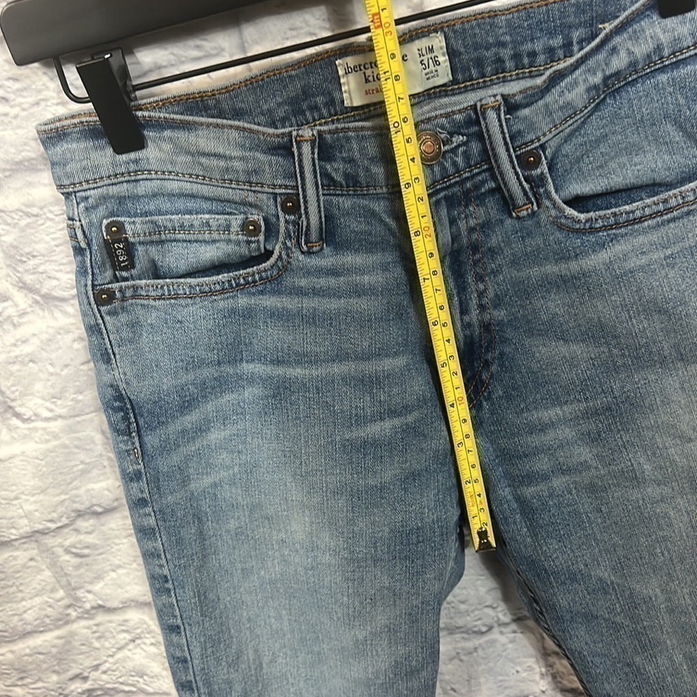 Abercrombie Kids jeans | size 15\16 | straight slim - Picture 3 of 10